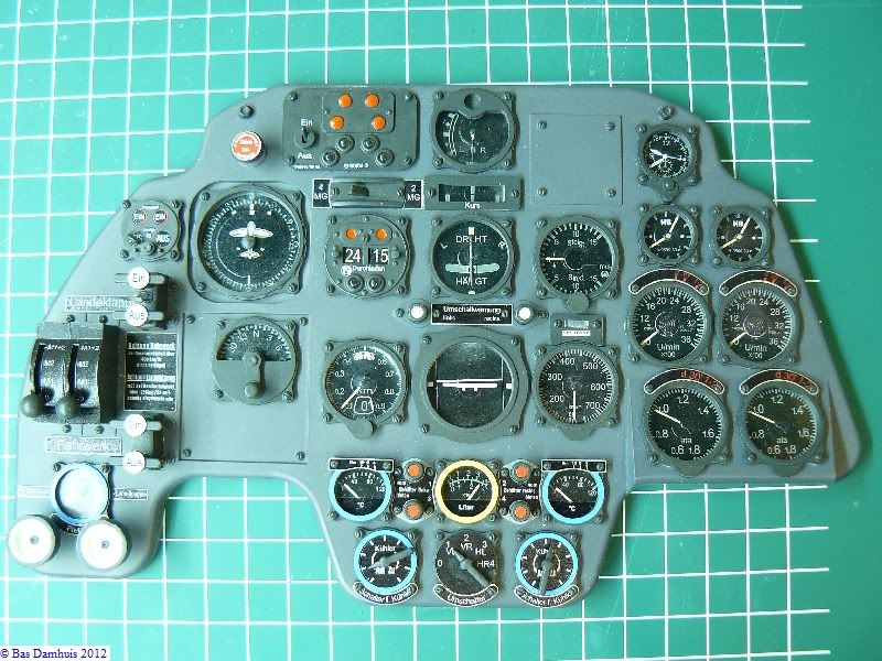 Eduard S Bf Instrument Panel Ready For Inspection Aircraft